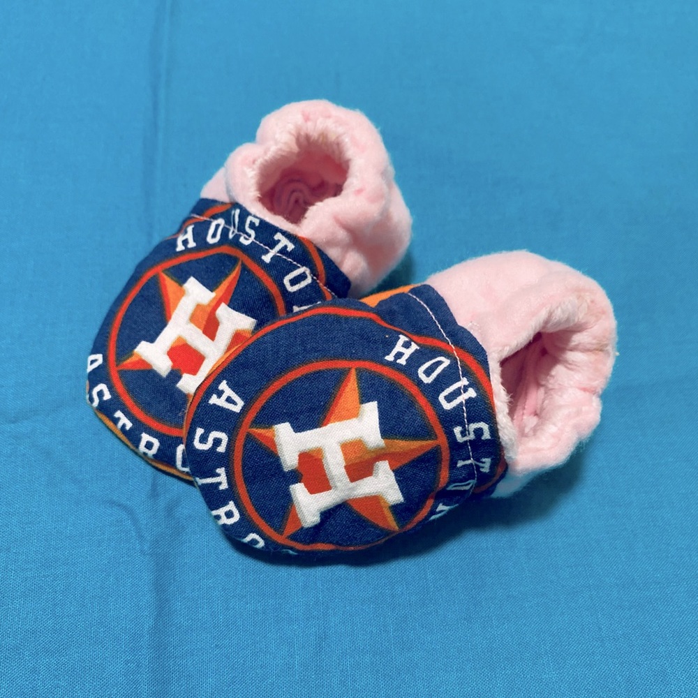 Custom Houston Astros booties